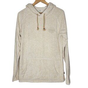 Howler Bros Terrycloth Hoodie‎ Oatmeal Heather Beige Pullover Sweater Medium M